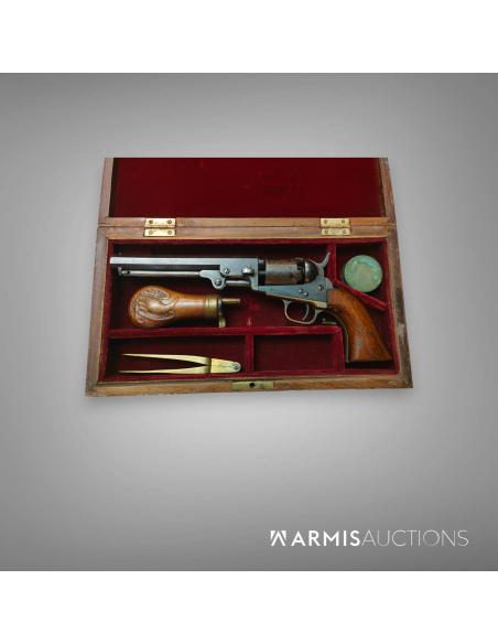 Revolver Colt Pocket 1849 New-York canon 6 pouces en coffret