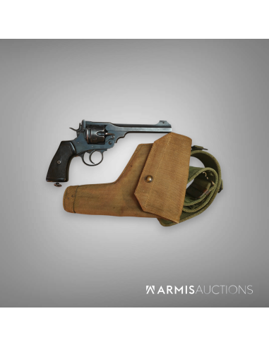 Revolver à brisure Webley MK VI avec holster et ceinture webbing