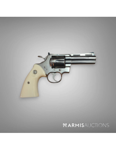 Revolver Colt Python . 357 4 pouces nickel en coffret (1975)
