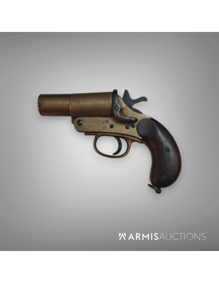 Pistolet lance-fusées anglais Webley&Scott N°1 MK III Pistolet lance-fusées anglais Webley&Scott N°1 MK III