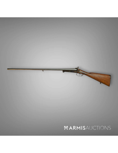 Fusil de chasse juxtaposé à broches