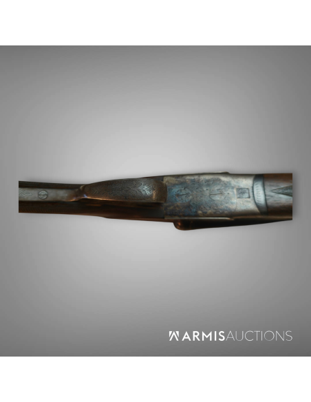 Fusil de chasse juxtaposé hammerless liégeois des années 30-40 Fusil de chasse juxtaposé hammerless liégeois des années 30-40