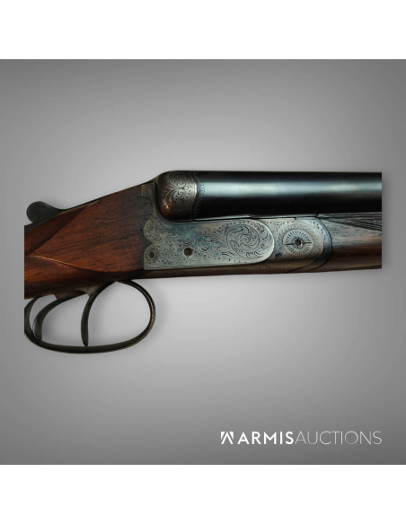Fusil de chasse juxtaposé hammerless liégeois des années 30-40 Fusil de chasse juxtaposé hammerless liégeois des années 30-40