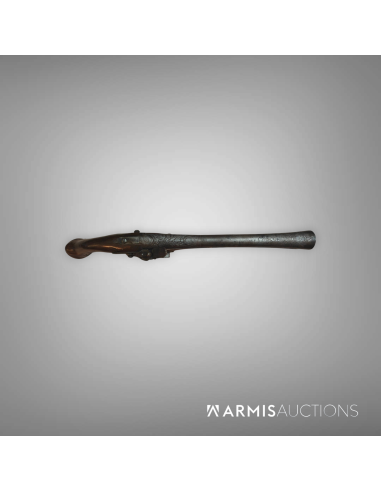 Pistolet à silex trombloné XVIIIe