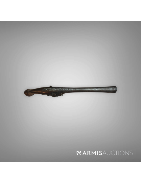 Pistolet à silex trombloné XVIIIe