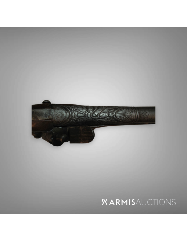 Pistolet à silex trombloné XVIIIe