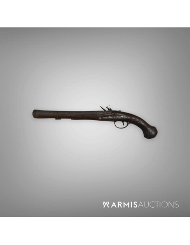 Pistolet à silex trombloné XVIIIe
