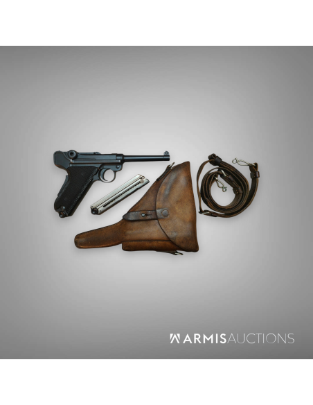 Pistolet d'ordonnance Waffenfabrik Bern 1906/29 daté 02. 42 Pistolet d'ordonnance Waffenfabrik Bern 1906/29 daté 02. 42
