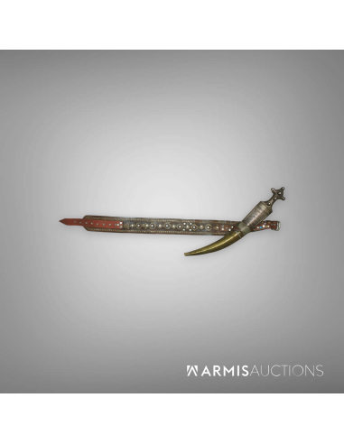 Exceptionnelle dague perse Khanjar XIIXe (provenance Sheik Kanan Abdullah Awni Al-Zaidy)