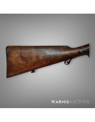 Exceptionnel fusil de chasse à broches signé Moral à Nîmes