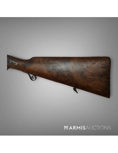 Exceptionnel fusil de chasse à broches signé Moral à Nîmes