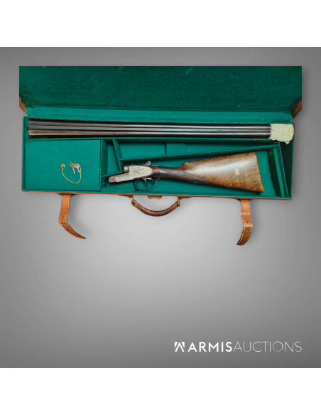 Fusil de chasse juxtaposé liégeois vers 1940 Fusil de chasse juxtaposé liégeois vers 1940