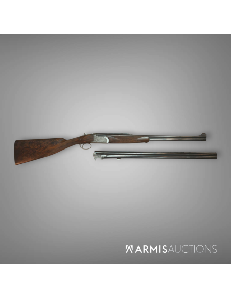 Fusil de chasse Express G. Geffreoi superposé à deux jeux de canons
