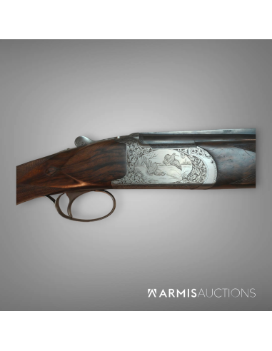 Fusil de chasse Express G. Geffreoi superposé à deux jeux de canons