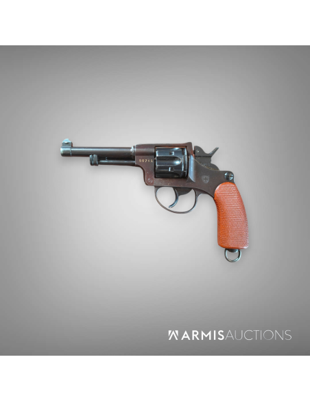 Revolver d'ordonnance W+F 1882/29 canevasite rouge