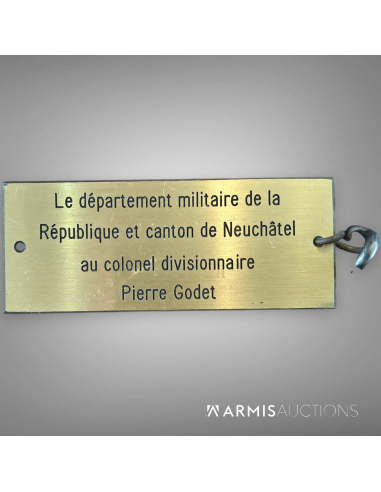 Fusil d'infanterie Vetterli 1871 attribué au colonel divisionnaire Godet (NE)