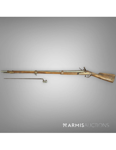 Fusil d'infanterie à silex probablement prussien vers 1750