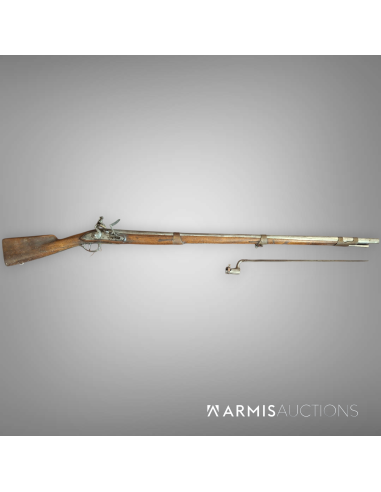 Fusil d'infanterie à silex probablement prussien vers 1750