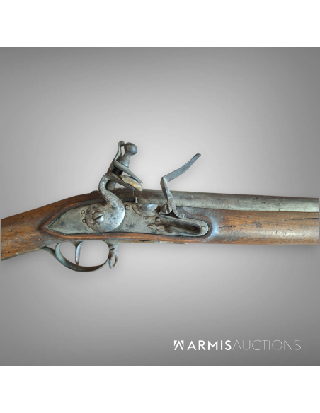 Fusil d'infanterie à silex probablement prussien vers 1750