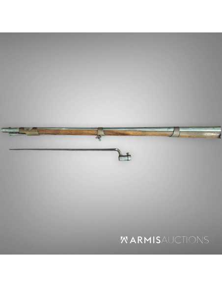 Fusil d'infanterie à silex probablement prussien vers 1750