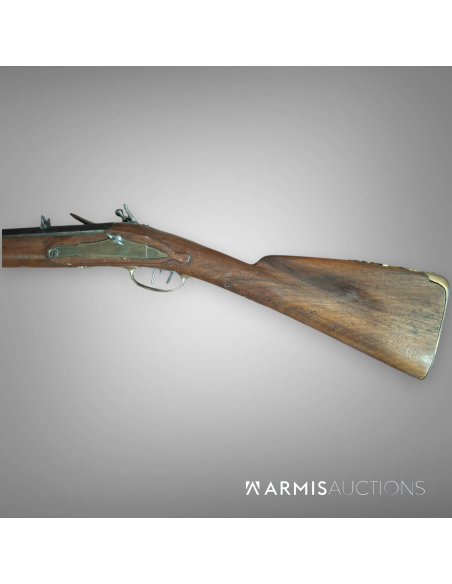 Carabine de chasse à silex, France, vers 1750