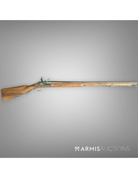 Fusil de chasse à silex à canon rayé, France, XVIII