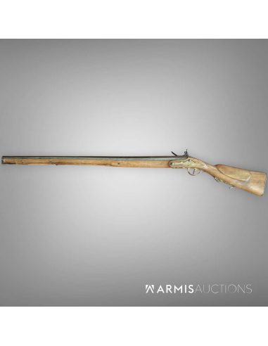 Fusil de chasse à silex à canon rayé, France, XVIII