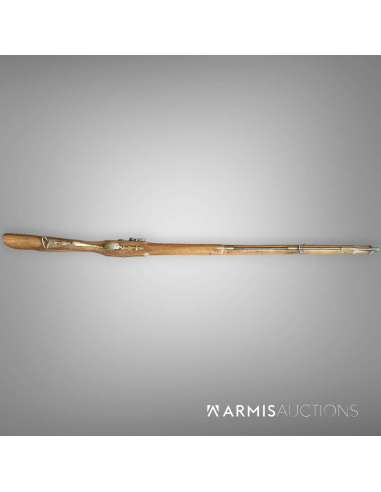 Fusil de chasse à silex à canon rayé, France, XVIII