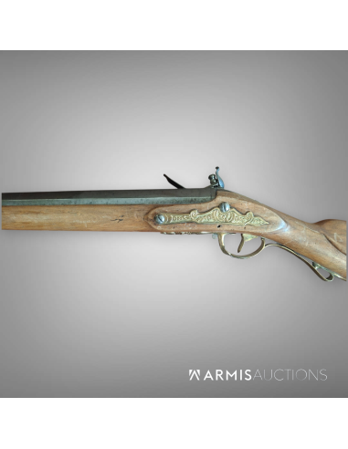 Fusil de chasse à silex à canon rayé, France, XVIII