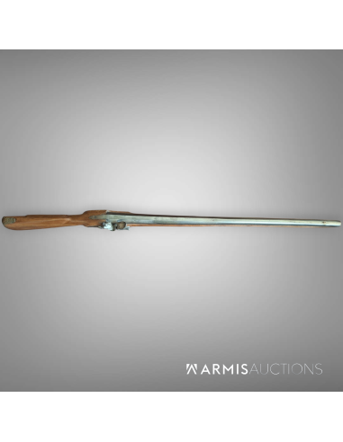 Fusil de chasse à silex à canon rayé, France, XVIII