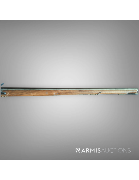 Fusil de chasse à silex à canon rayé, France, XVIII