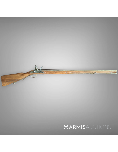 Fusil de chasse à silex à canon rayé, France, XVIII