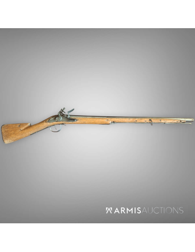 Fusil de chasse à silex à canon lisse, France, XVIII