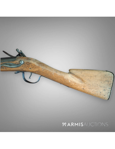 Fusil de chasse à silex à canon lisse, France, XVIII