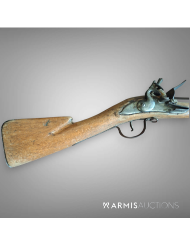 Fusil de chasse à silex à canon lisse, France, XVIII
