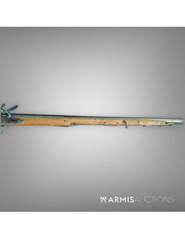 Fusil de chasse à silex à canon lisse, France, XVIII