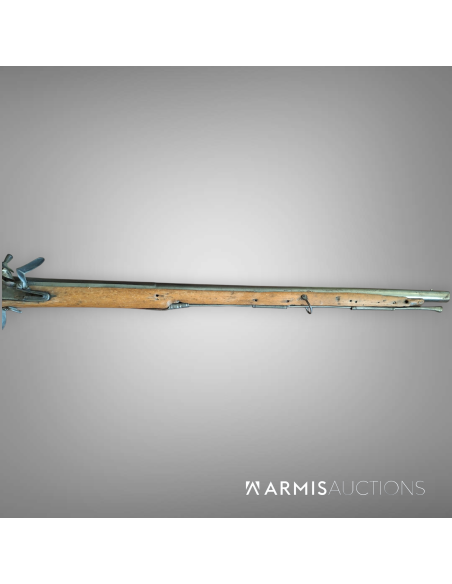 Fusil de chasse à silex à canon lisse, France, XVIII