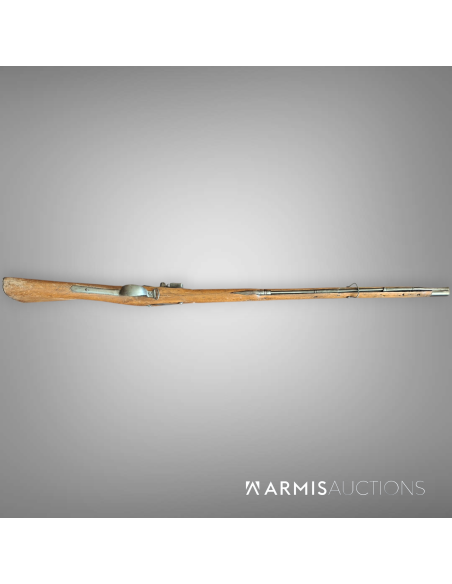 Fusil de chasse à silex à canon lisse, France, XVIII