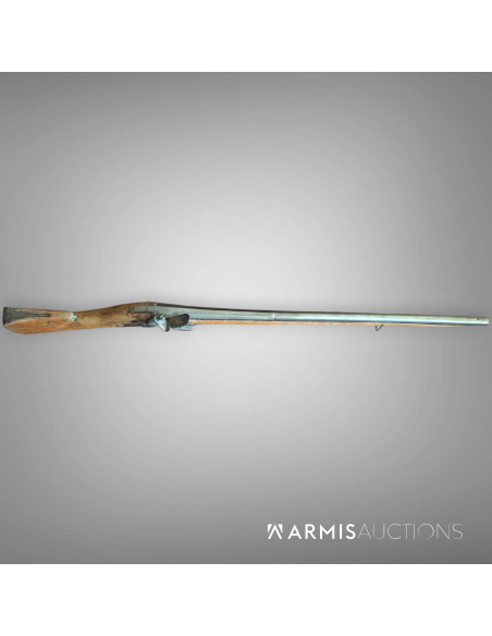 Fusil de chasse à silex à canon lisse, France, XVIII