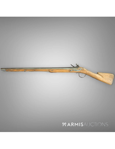 Fusil de chasse à silex à canon lisse, France, XVIII