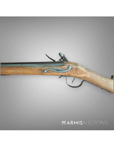 Fusil de chasse à silex à canon lisse, France, XVIII