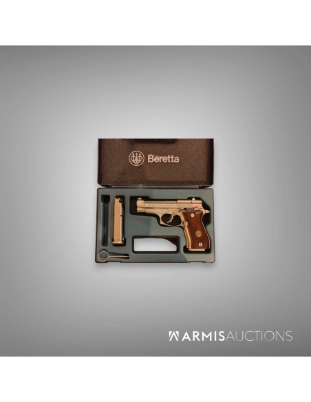 Pistolet semi-automatique Beretta 84F Nickelé