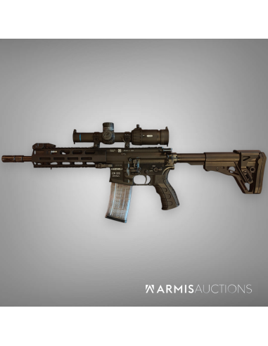 Fusil d'assaut semi-automatique Haenel CR223 10.5" avec Meopta MeoproR6  1-6x24 SFP RD