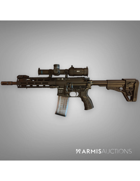 Fusil d'assaut semi-automatique Haenel CR223 10.5" avec Meopta MeoproR6  1-6x24 SFP RD