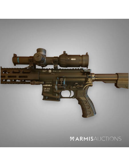 Fusil d'assaut semi-automatique Haenel CR223 10.5" avec Meopta MeoproR6  1-6x24 SFP RD