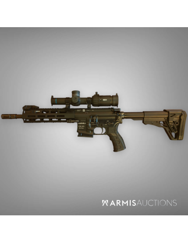 Fusil d'assaut semi-automatique Haenel CR223 10.5" avec Meopta MeoproR6  1-6x24 SFP RD