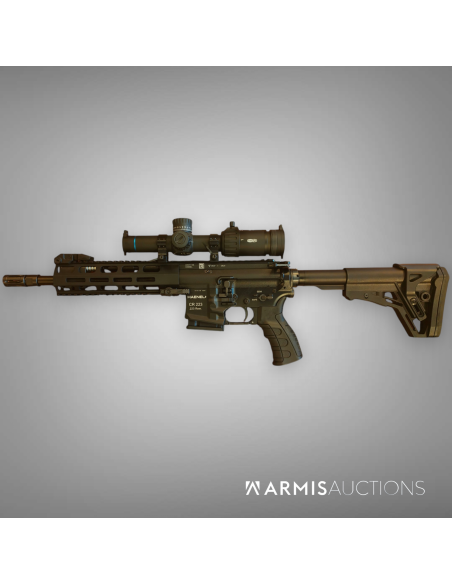 Fusil d'assaut semi-automatique Haenel CR223 10.5" avec Meopta MeoproR6  1-6x24 SFP RD
