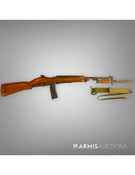 Carabine US M1 Underwood 07-43 avec baïonnette M4