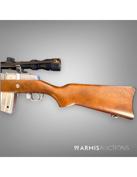 Fusil d'assaut semi-automatique Ruger Mini 14 .222 Rem avec lunette
