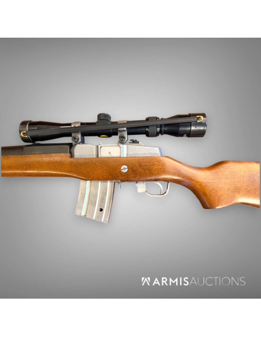 Fusil d'assaut semi-automatique Ruger Mini 14 .222 Rem avec lunette